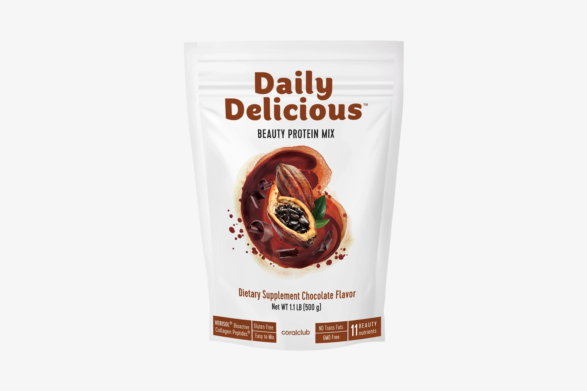Daily Delicious Beauty Shake cu aromă de ciocolată