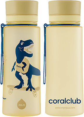 Sticlă de plastic EQUA "Dino"